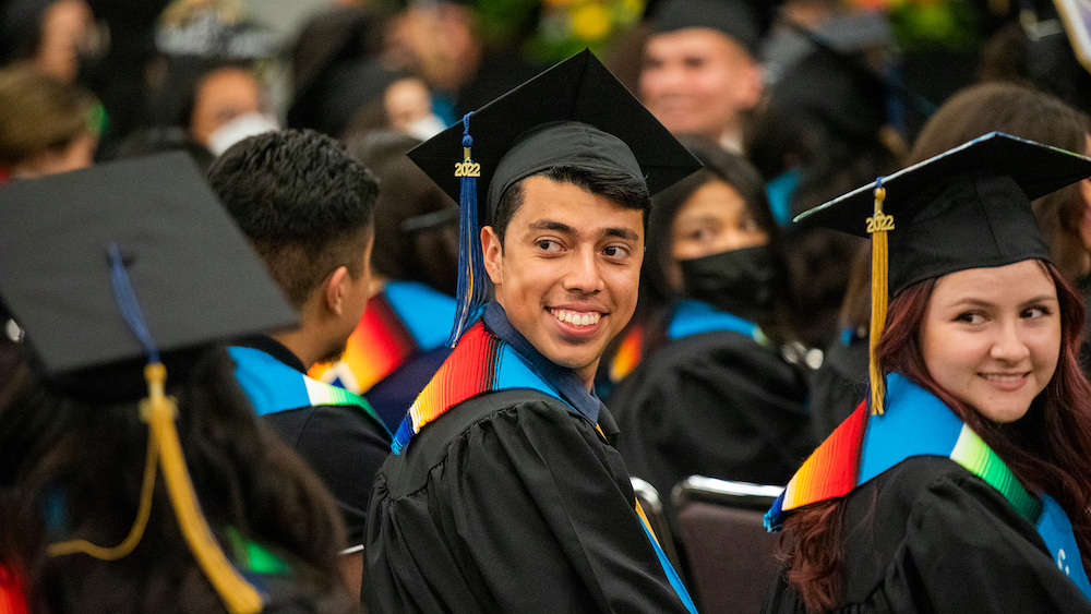 Photo: Graduates at Latinx affinity celebration