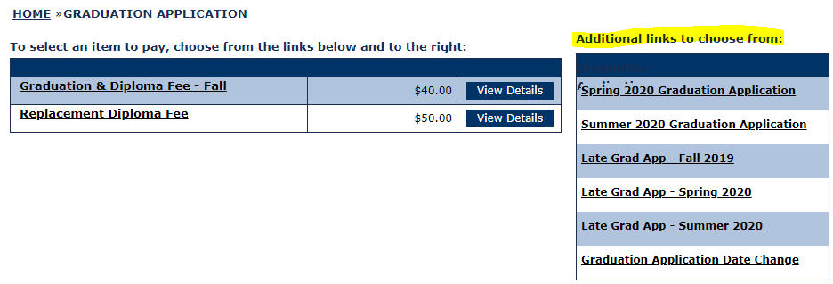 cashnet links