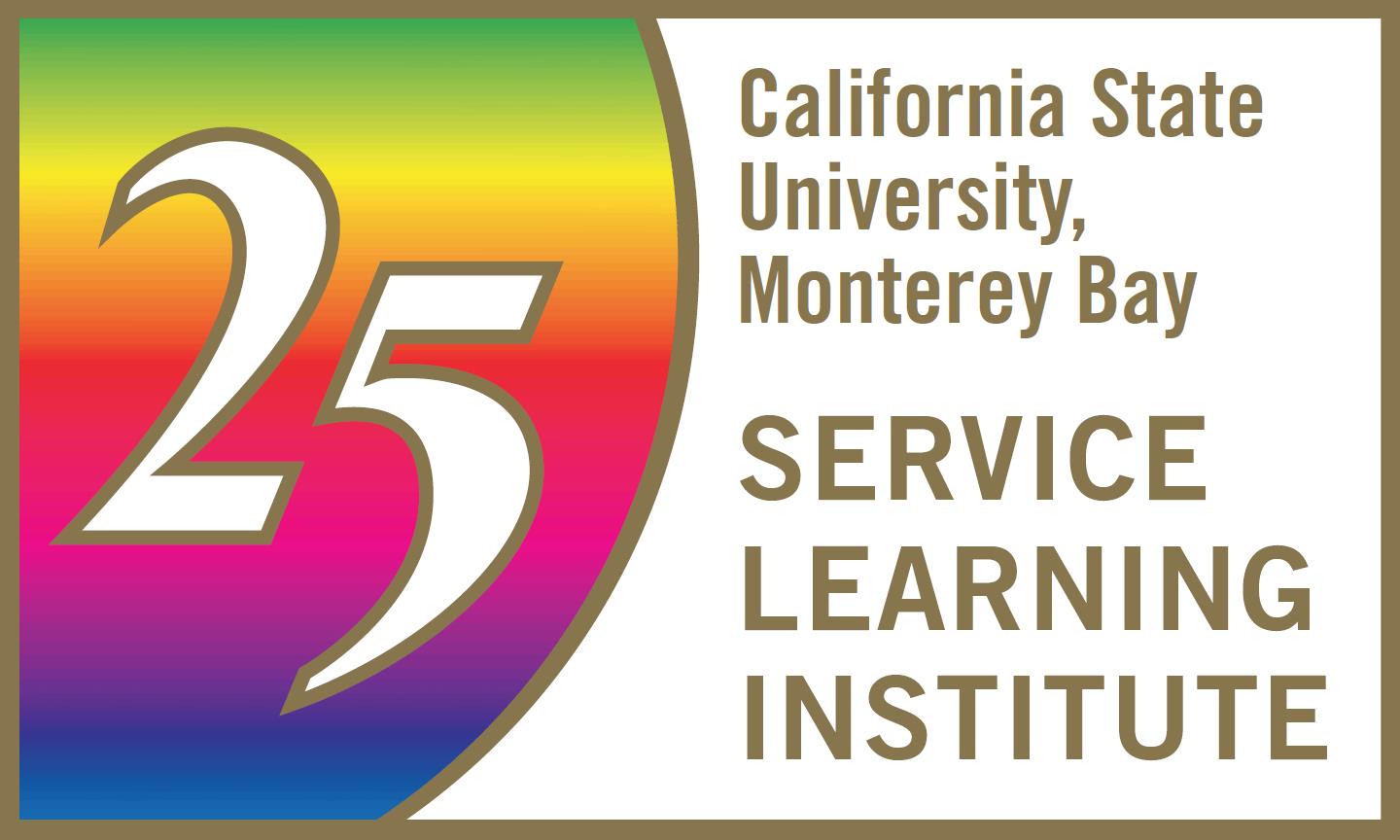 CSUMB 25th Anniversary Service Learning Institute logo