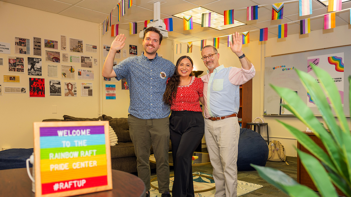 Rainbow Raft Pride Center, Tyler St. Pierre-Young, Betsaida Solis and David Reichard