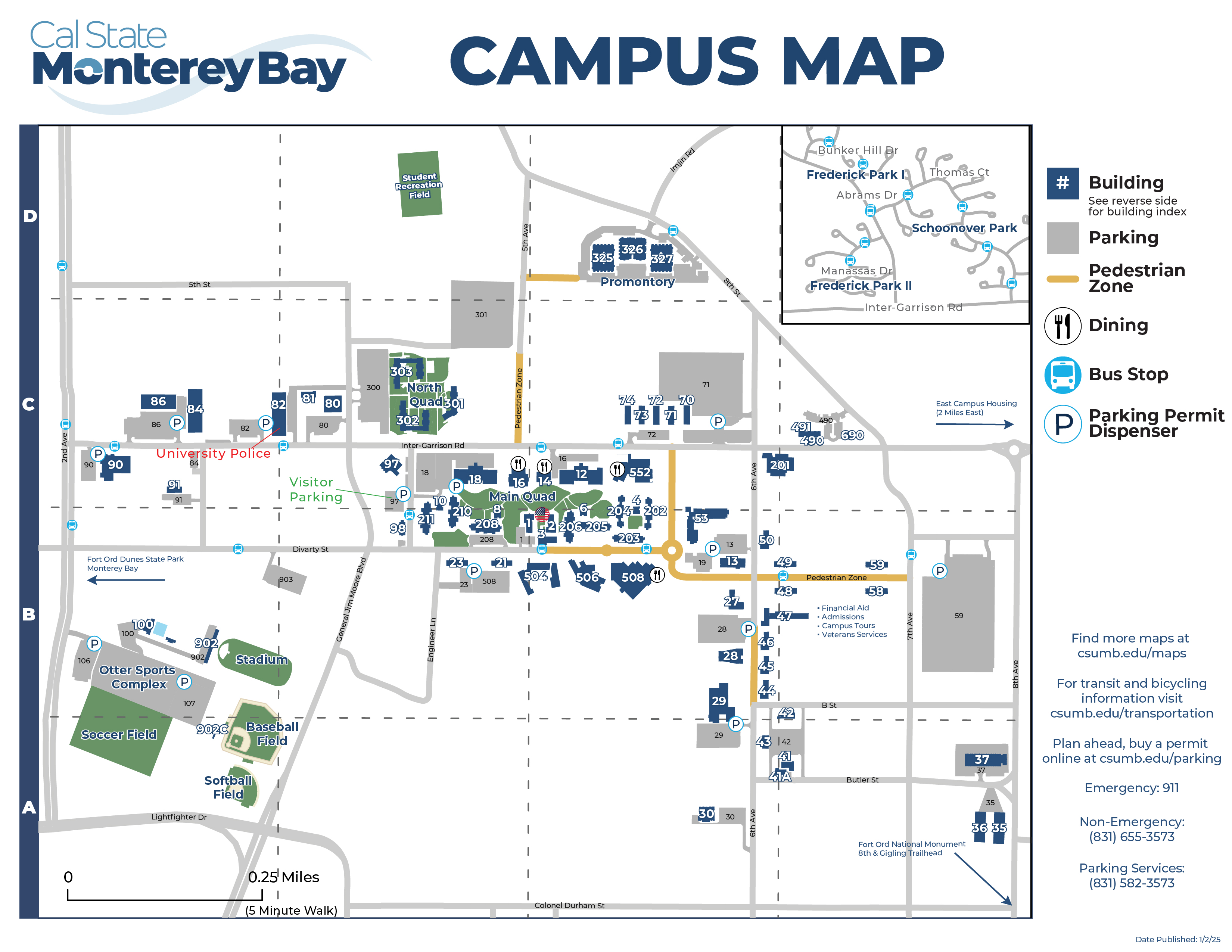 CSUMB Campus Map