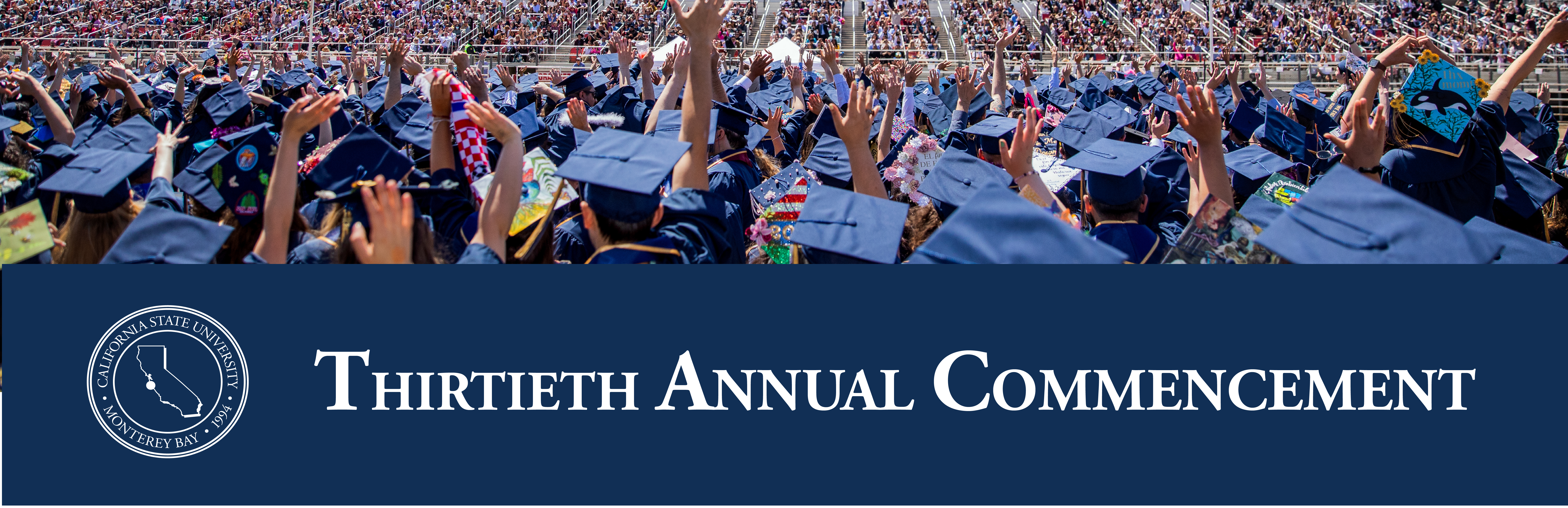 30th Annual Commencement Graphic