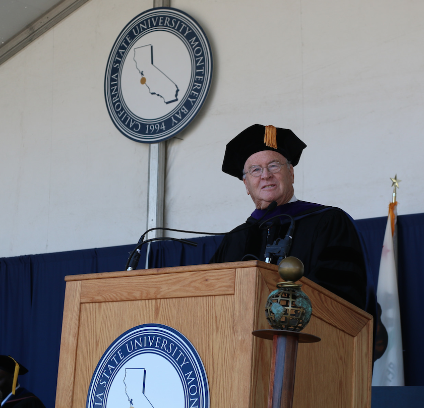 Sam Farr urged the class of 2017