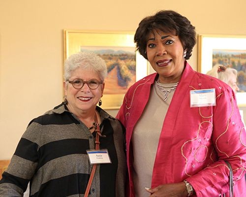Susie Franklin and Marti Myszak