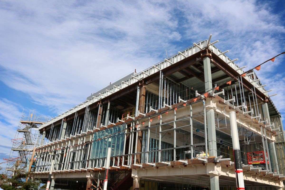 Business and Information Technology building construction in 2014