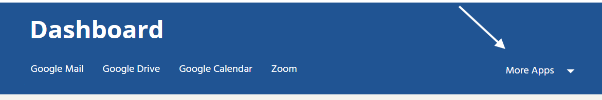 How to get to the app from the dashboard