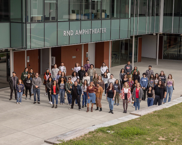 Group of Fall 2023 Dean's List Awardees for CAHSS