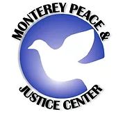 white dove logo for Monterey Peace & Justice Center