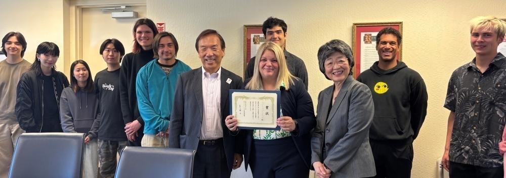 CSUMB awarded by Japanese Consul General 