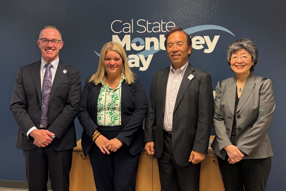 Campus leadership meet with Japanese Consul General Osumi and Dr. Saito-Abbott