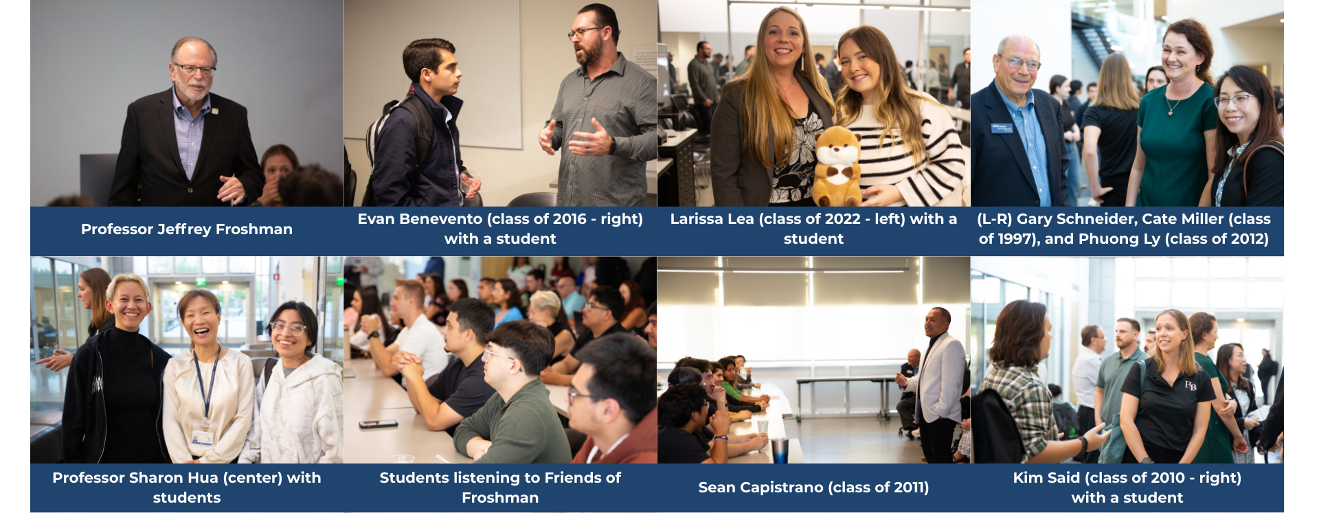 2025 Friends of Froshman event image collage