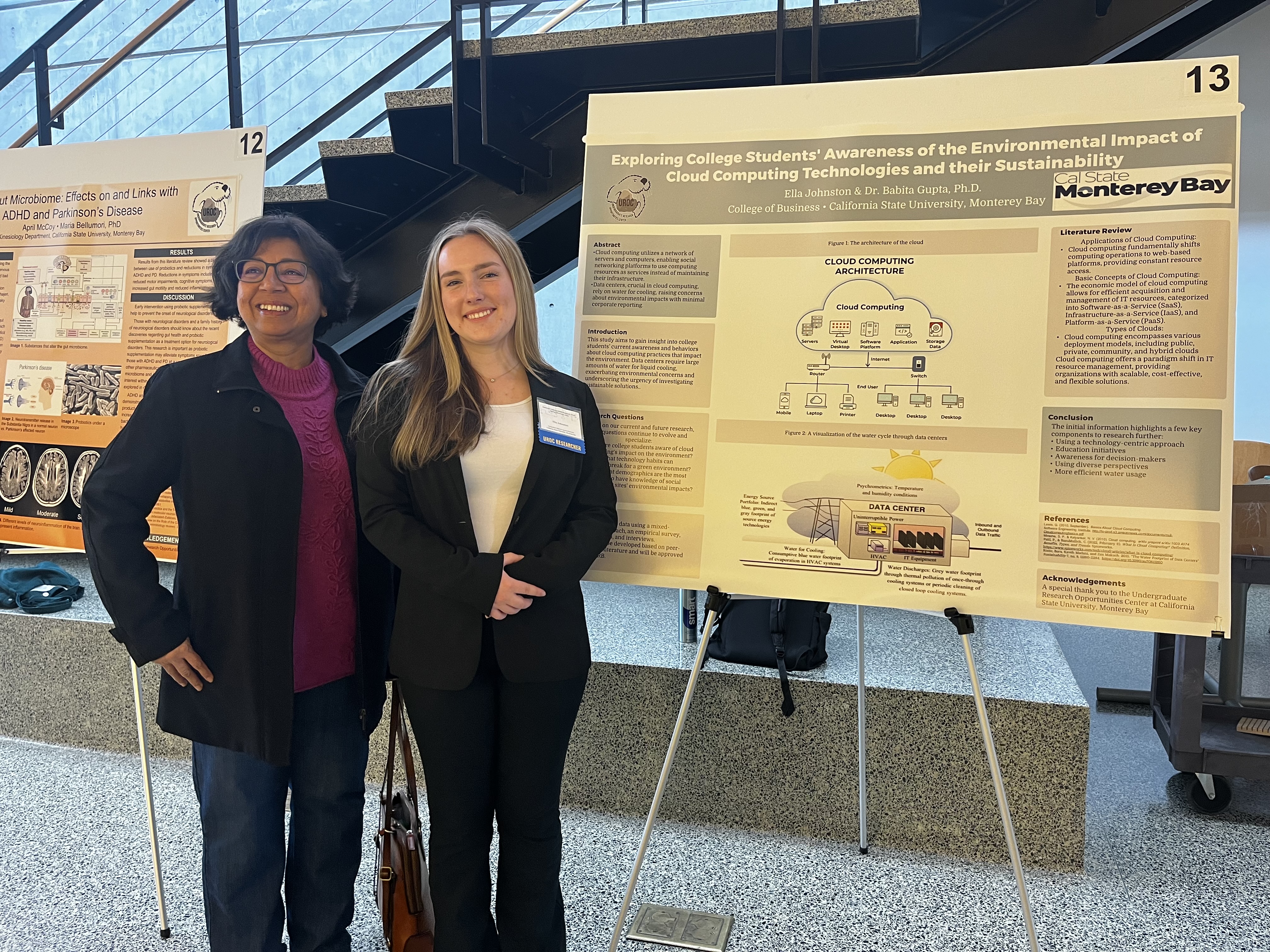 Ella Johnston and Babita Gupta at Spring 2024 UROC