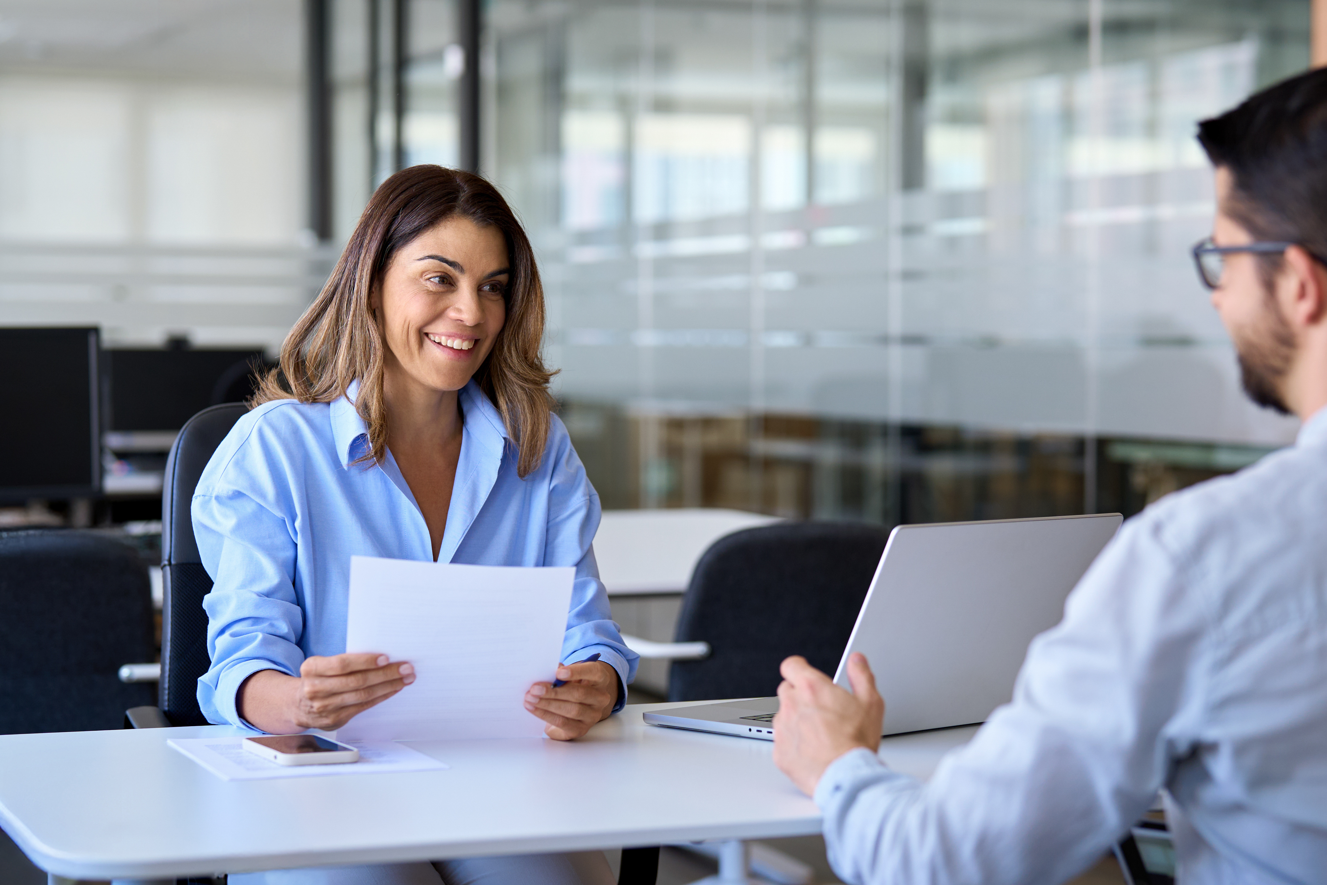 Financial Planning Concentration students working together