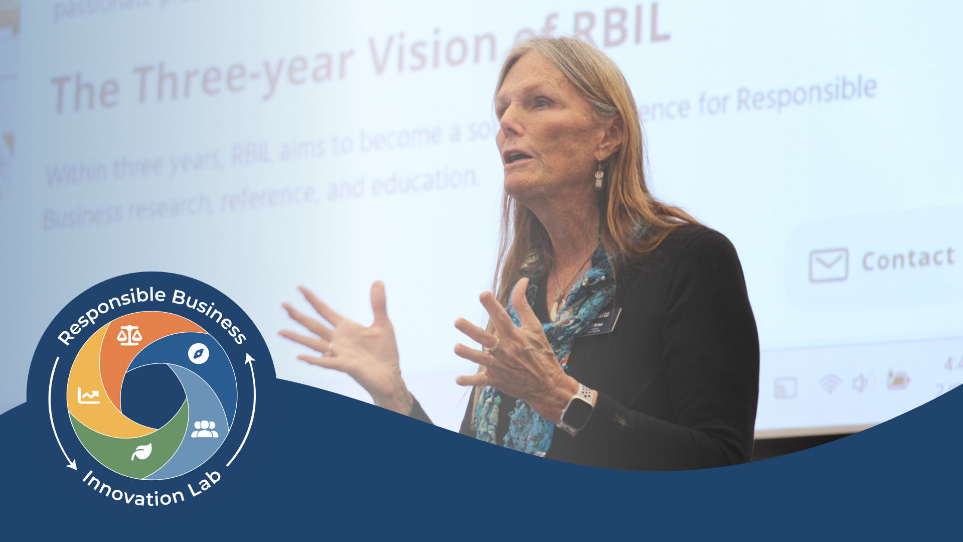 Responsible Business Innovation Lab - Kelly O'Brien presenting