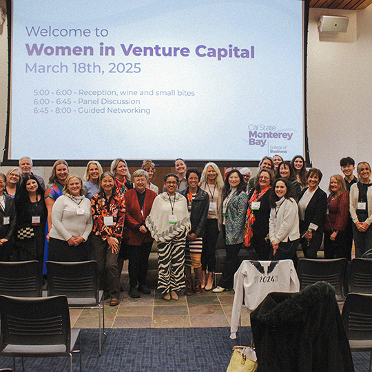 Graphic of Women in Venture Capital Lecture