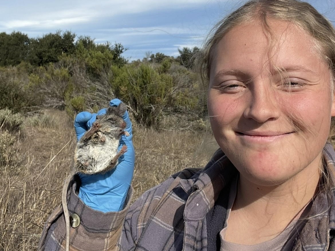 Hailie Milam with mouse