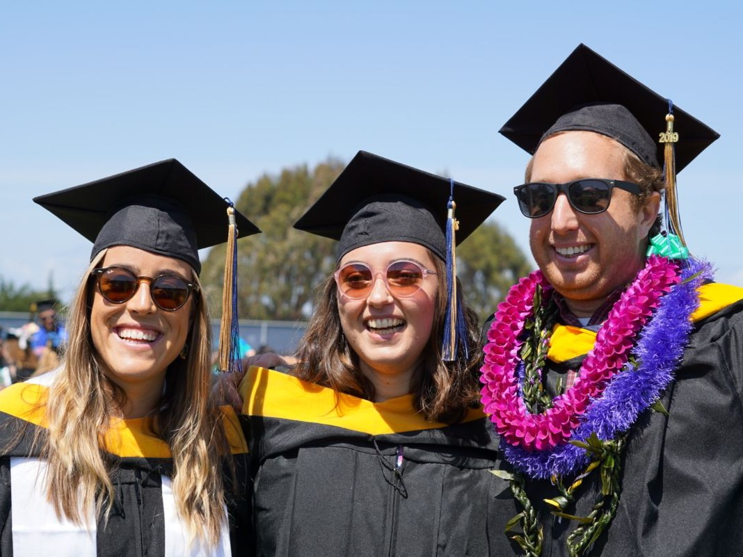 Environmental Science Master's students at graduation