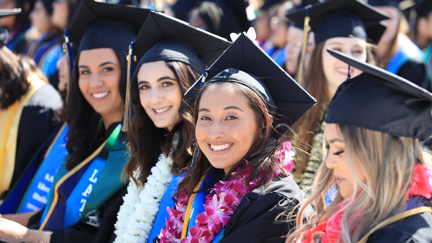 Group of graduates at 2019 Commencement Ceremony