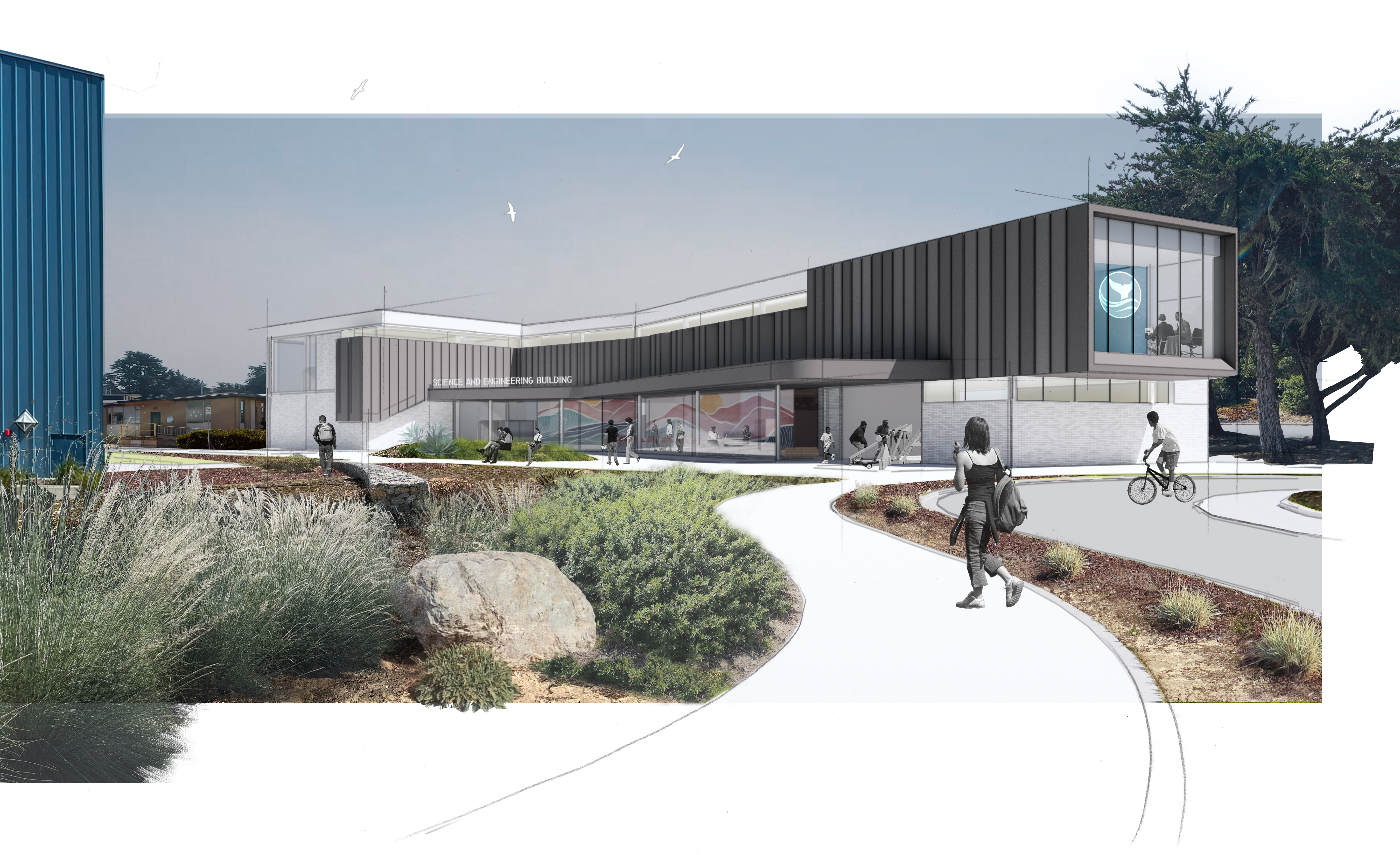 Render of the new Taylor Science and Engineering Building