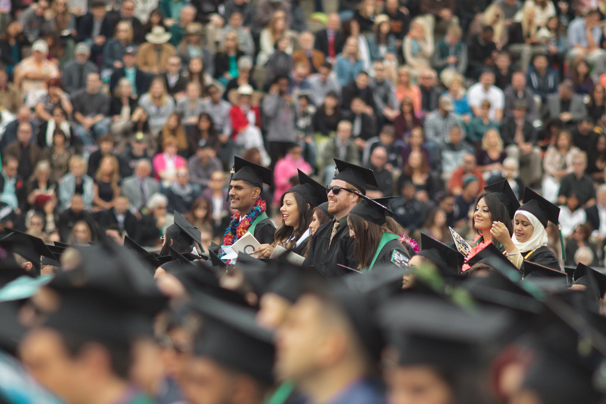 CSUMB students at graduation