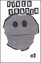 fixer eraser zine cover