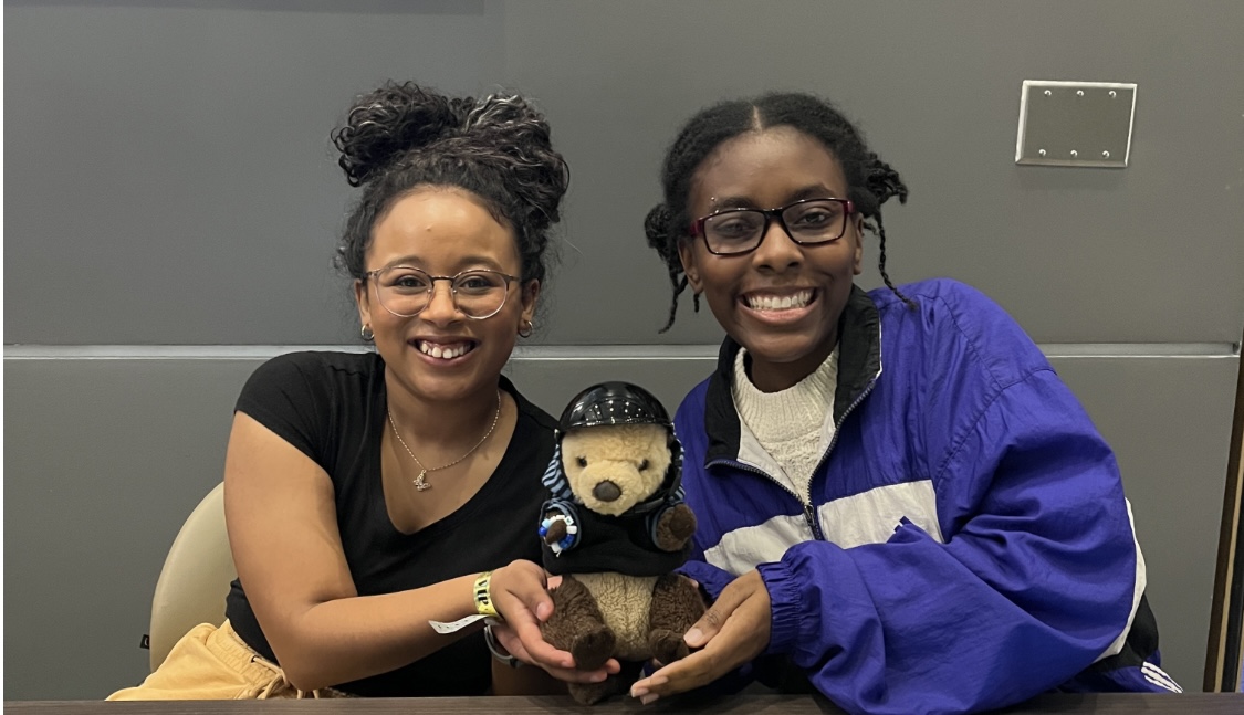 students with mini monte