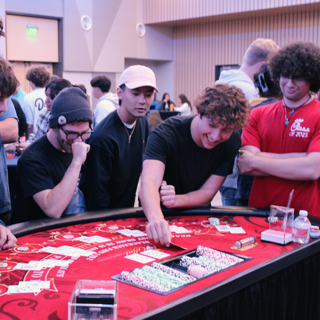 Students at Monte Royale playing a game