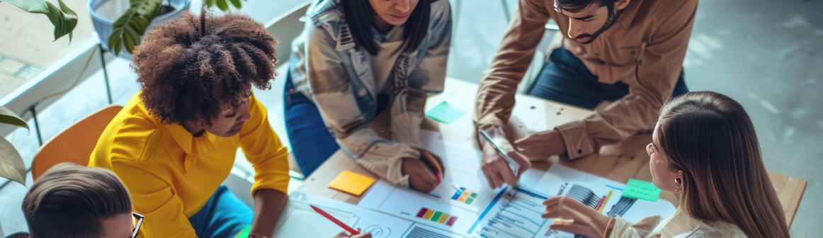 Teachers sitting around a table