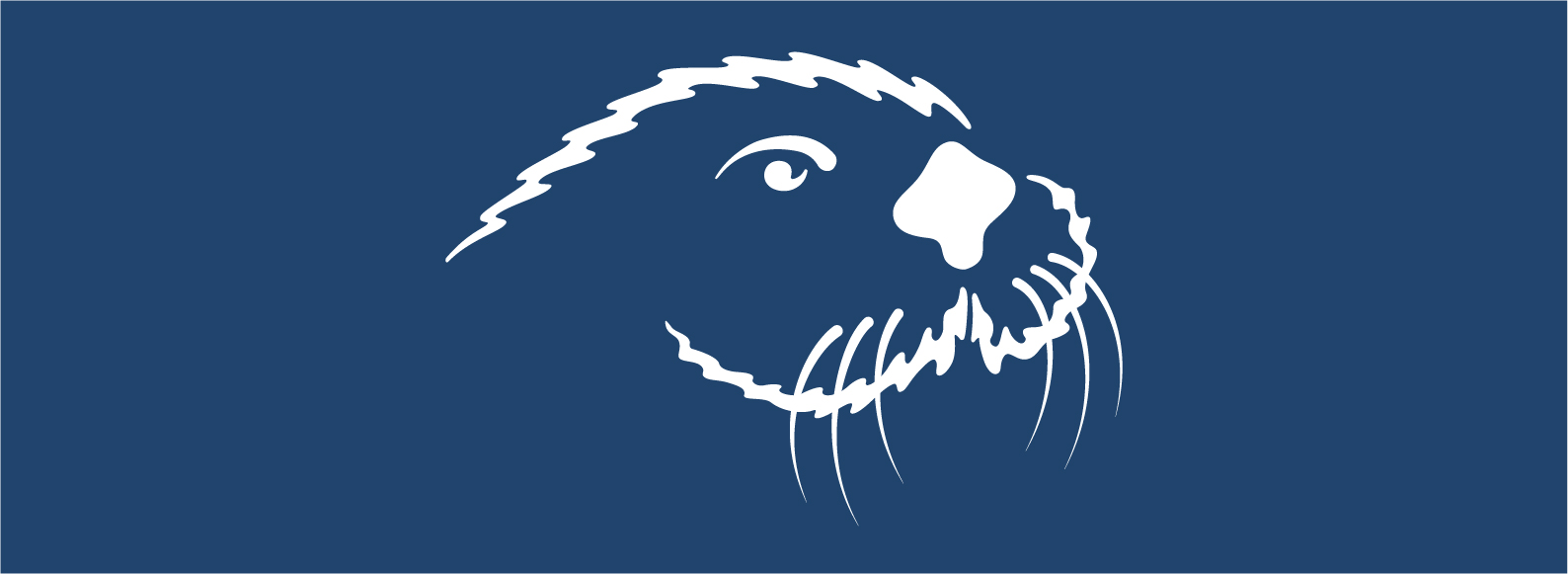 Classic Otter Spirit Mark in White