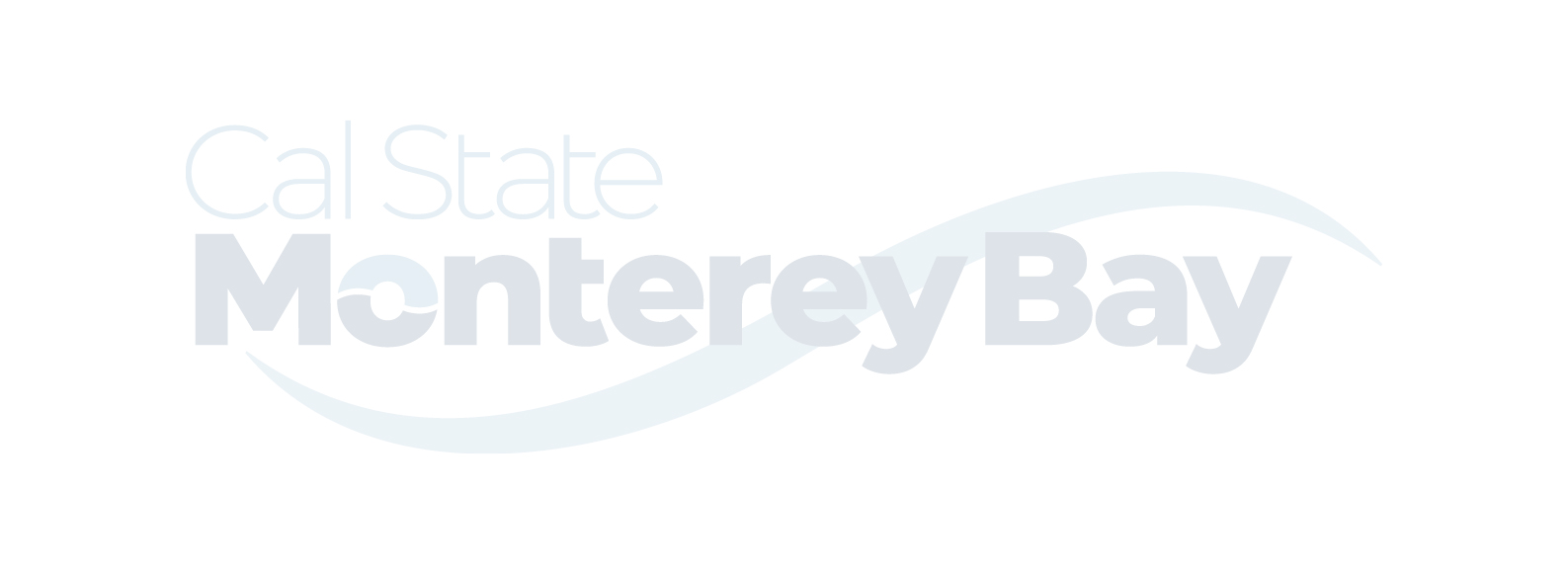 Cal State Monterey Bay Logo faded like a watermark