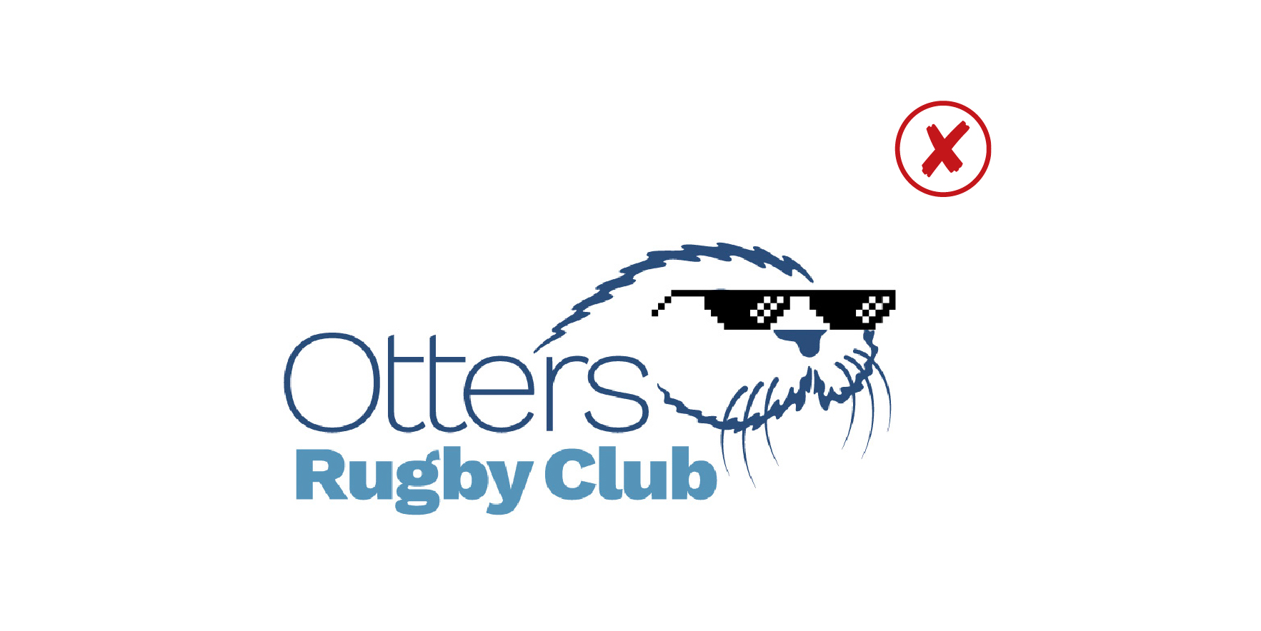Classic Otter Spirit Mark with sunglasses