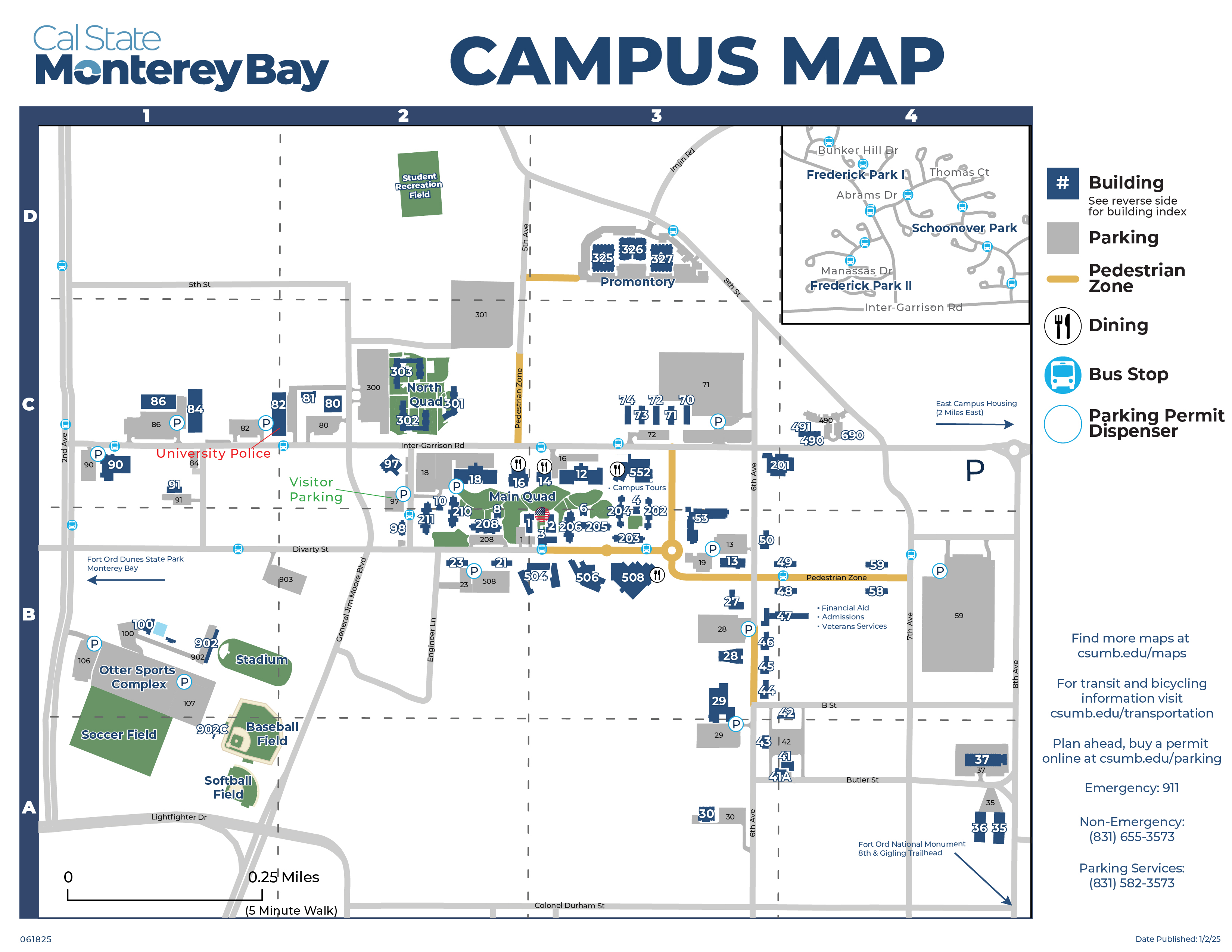 Map of CSUMB