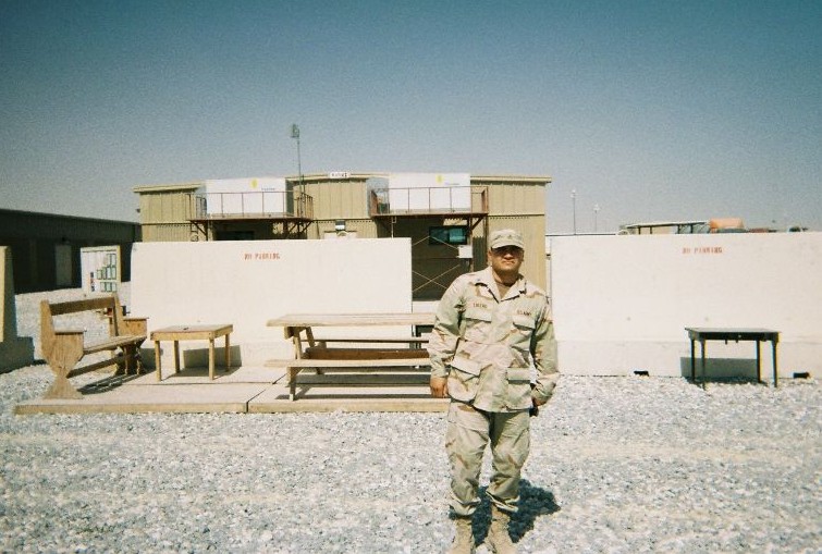 Antonio Lucero while stationed overseas in 2005-06 as part of Task Force Gator platoon.