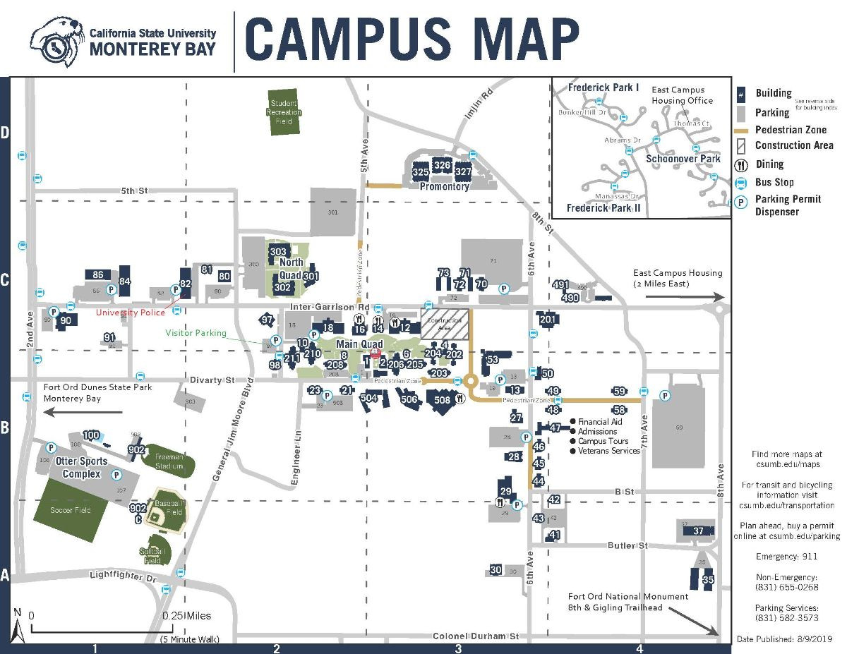 Printable campus map thumbnail