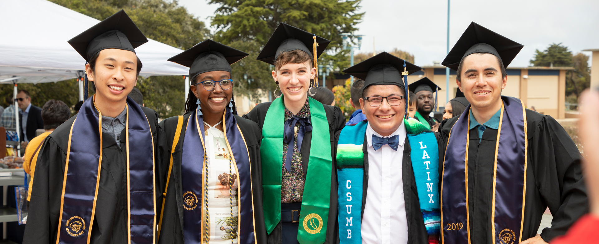 Grads at commencement