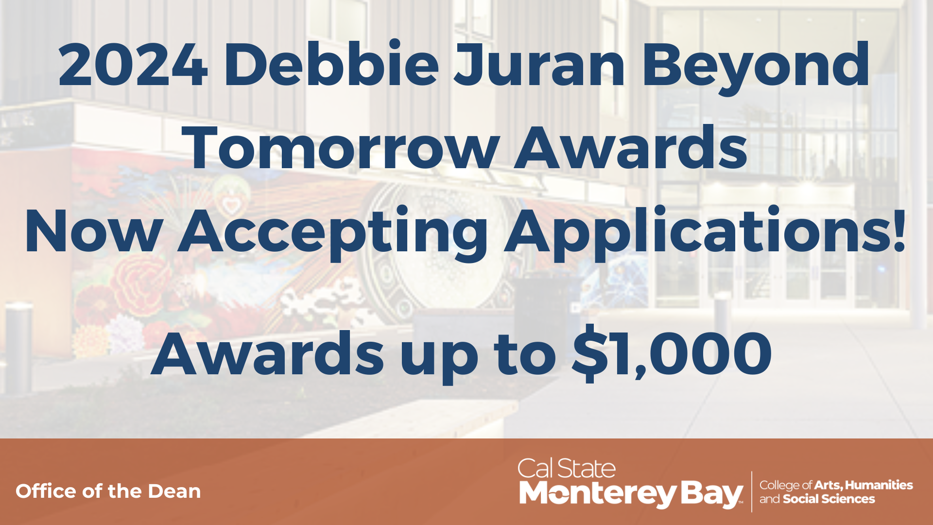 2024 Debbie Juran Awards Apply Now