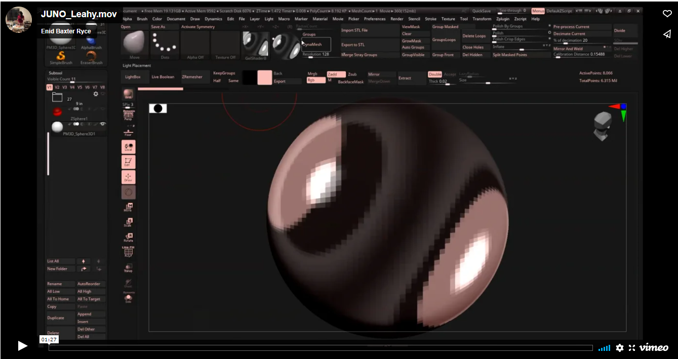 screenshot of photoshop screen showing animation software
