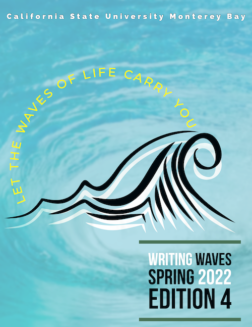 graphic of a wave Let the Waves of Life Carry You Writing Waves Spring 2022 Edition 4