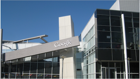 photo of the googleplex HQ of google in mountain view, california
