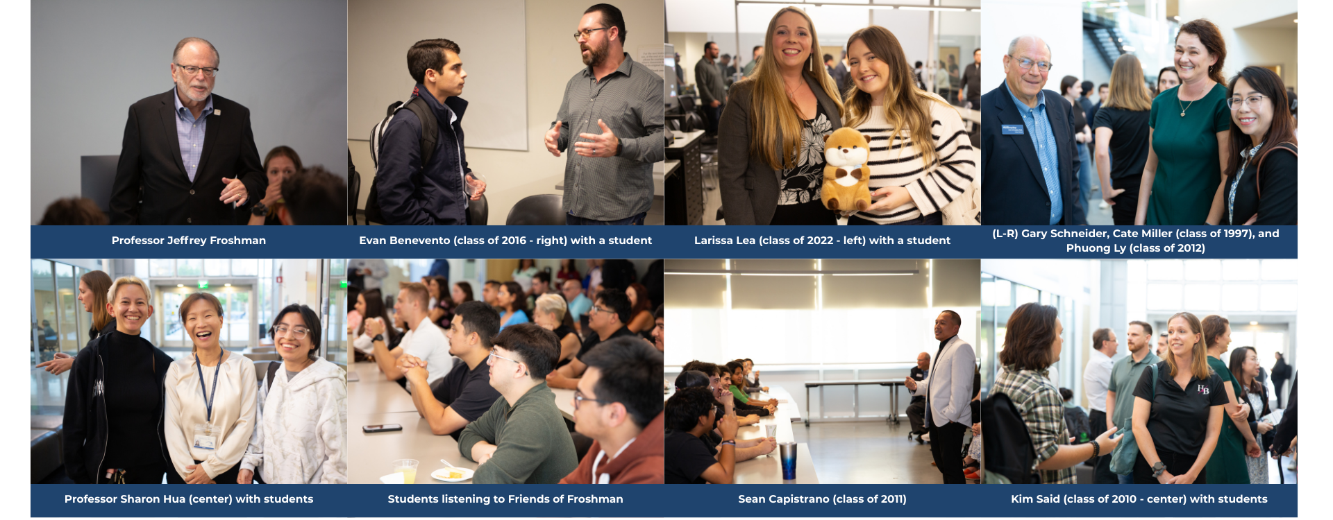 2025 Friends of Froshman event image collage