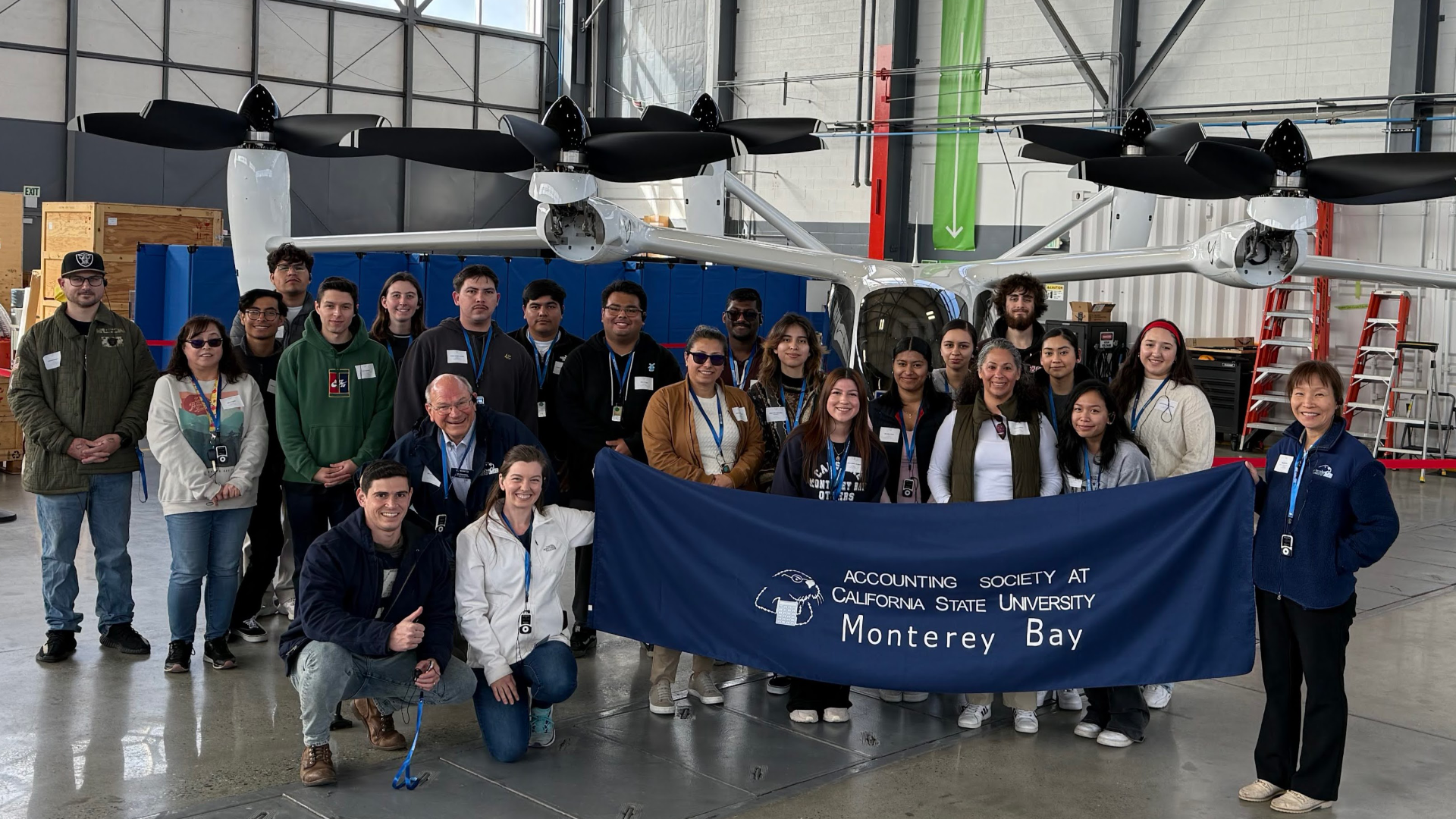 CSUMB Accounting students at Joby Aviation