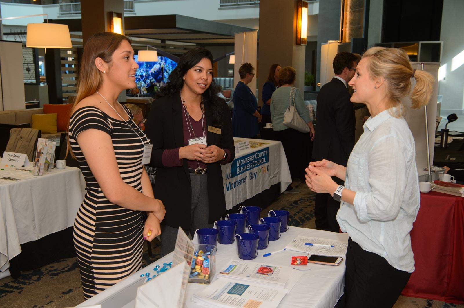 Students networking at MPCC Business Summit