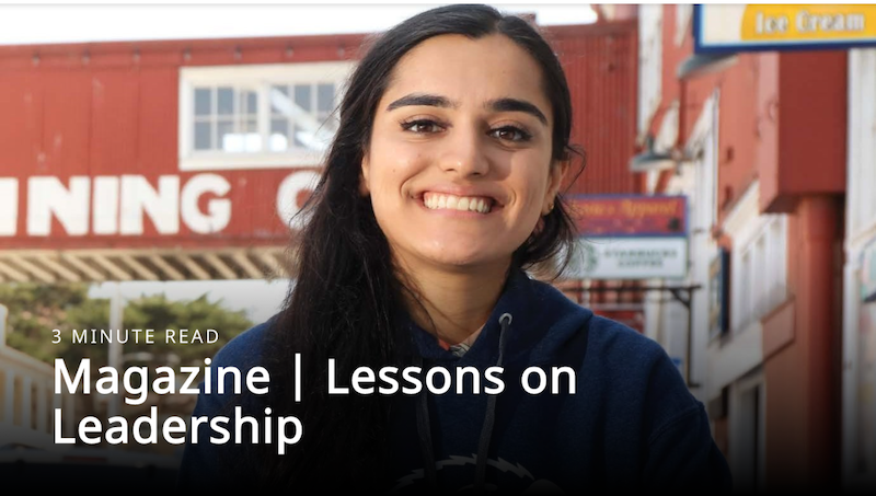 Lessons on Leadership with Business Student, Jasmine Bhardwaj ...