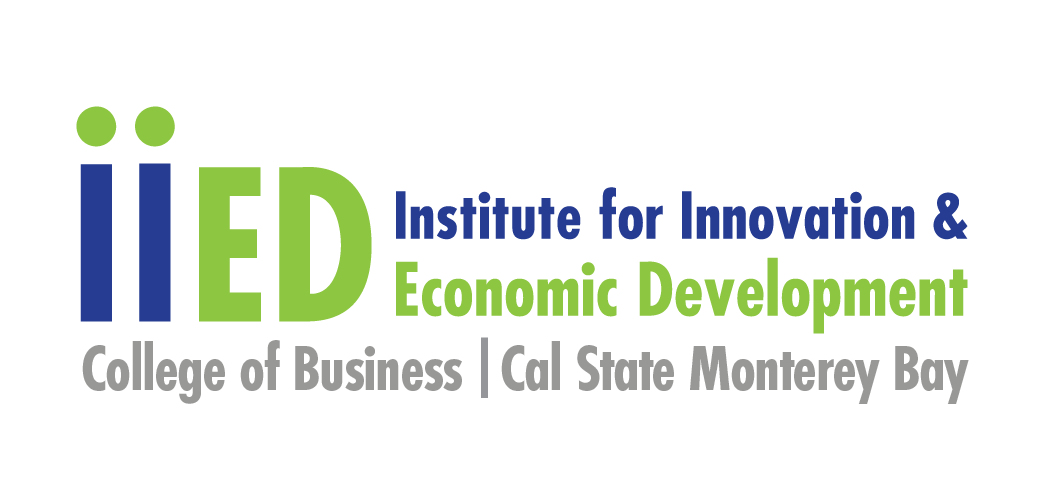 iiED logo with CSU Monterey Bay/College of Business