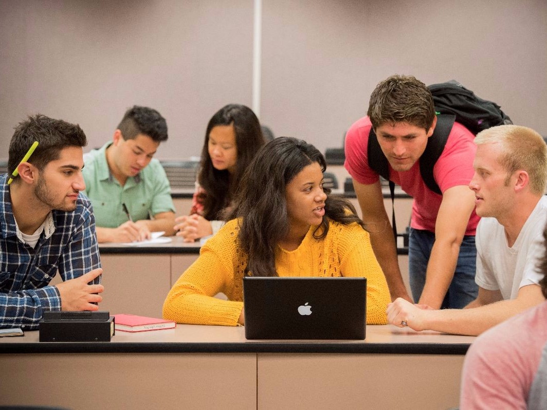 Students in classroom