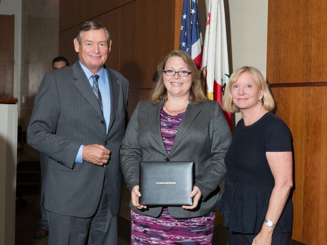 Anna holder receives award from CSU Chancellor