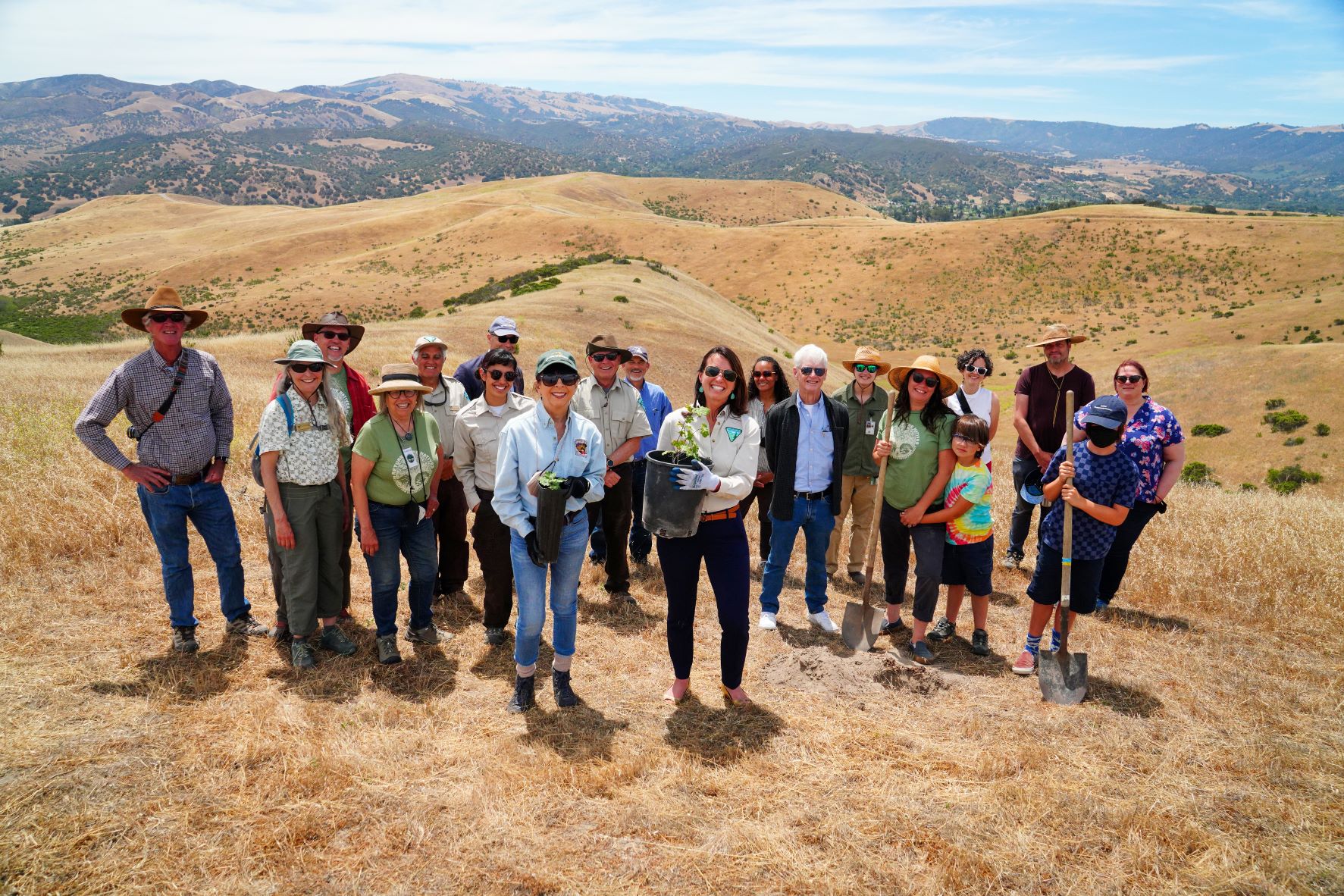 CSUMB Faculty, Staff and BLM representatives pose with award at award ceremony