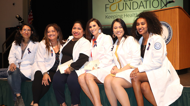Group photo of Nursing Students during the 2019 White Coat Ceremony