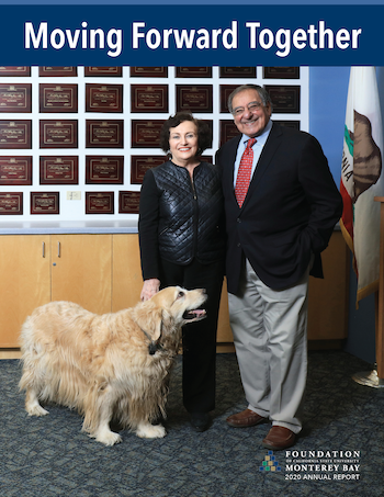 Secretary Leon Panetta and Sylvia Panetta at the Panetta Institute
