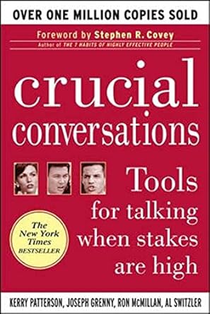 book jacket cover -  crucial conversations